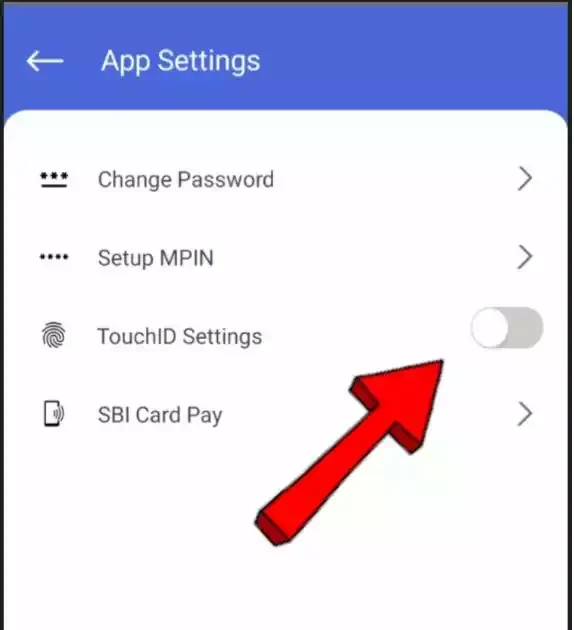 How To Enable Fingerprint in SBI Card App