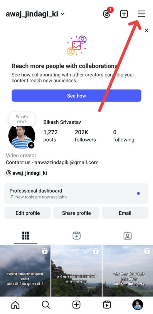 instagram delete account