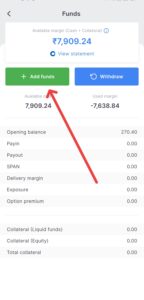 zerodha balance add