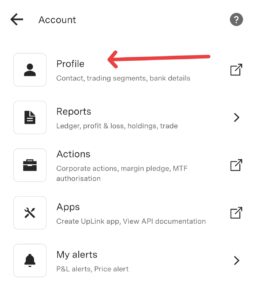 upstox me phone number change