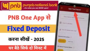 pnb fd open