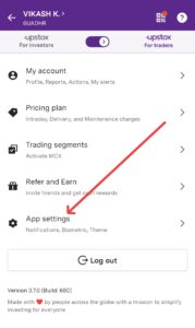 Upstox Me Fingerprint Kaise Lagaye