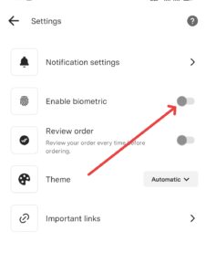 Upstox me Biometric Login Disable Kaise Kare