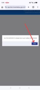 Aadhar Pan Card Link Status